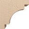 Ekena Millwork 12"W x 24"D x 24"H Classic Mediterranean Rough Cedar Woodgrain TimberThane Corbel, Primed Tan CORUR12X24X24MEDRCPR - alternate 3